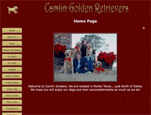 Tablet Screenshot of camlingoldens.com